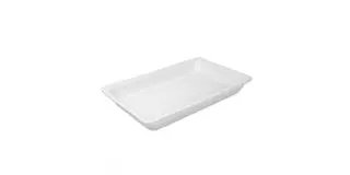 Porcelain food pans - white