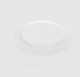 OVAL PLATE WIDE RIM 320x200mm METROPOLIS