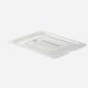 Kitchen Knock Gastronorme Pan Lid - PolyCarbonate 1/2 - Clear - Notched