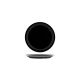 JAB Vintage Black / White Rim Round Plate 190mm