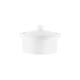 Vitroceram Casserole Dish With Cover 185x120mm / 1000ml White