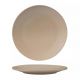 Zuma Sand Round Coupe Ribbed Plate-265mm  Box of  6