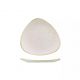 Churchill Stonecast Triangular Plate-192Mm - Barley White (Box Of - 12)