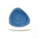 Churchill Stonecast Triangular Plate-229Mm - Cornflower Blue (Box Of - 12)