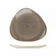 Churchill Stonecast Triangular Plate-260Mm - Peppercorn Grey (Box Of - 12)