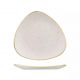 Churchill Stonecast Triangular Plate-260Mm - Barley White (Box Of - 12)