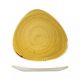 Churchill Stonecast Triangular Plate-300Mm - Mustard Seed Yellow (Box Of - 6)