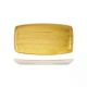 Churchill Stonecast Oblong Plate-295X150Mm - Mustard Seed Yellow (Box Of 12)