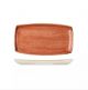 Churchill Stonecast Oblong Plate-295X150Mm - Spiced Orange (Box Of 12)