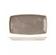 Churchill Stonecast Oblong Plate-295X150Mm - Peppercorn Grey (Box Of 12)