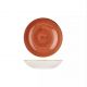 Churchill Stonecast Round Coupe Bowl-182Mm - Spiced Orange (Box Of 12)