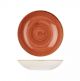 Churchill Stonecast Round Coupe Bowl-248Mm 1136Ml - Spiced Orange (Box Of 12)