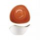 Churchill Stonecast Triangular Bowl-153Mm - Spiced Orange (Box Of - 12)