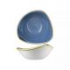 Churchill Stonecast Triangular Bowl-185Mm - Cornflower Blue (Box Of - 12)