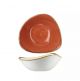 Churchill Stonecast Triangular Bowl-185Mm - Spiced Orange (Box Of - 12)