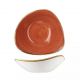 Churchill Stonecast Triangular Bowl-230Mm - Spiced Orange (Box Of - 12)