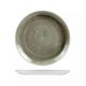 Churchill Patina Round Coupe Plate-260Mm - Burnished Green (Box Of - 12)