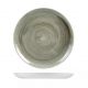 Churchill Patina Round Coupe Plate-288Mm - Burnished Green (Box Of - 12)