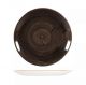 Churchill Patina Round Coupe Plate-288Mm - Iron Black (Box Of - 12)