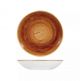 Churchill Patina Round Coupe Bowl-248Mm - Vintage Copper (Box Of - 12)