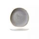 Churchill Stonecast Trace Organic Round Plate-186Mm - Peppercorn Grey (Box Of - 12)