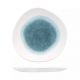Churchill Stonecast Trace Organic Round Plate-264Mm Topaz Blue Box Of  - 12