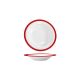 Royal Porcelain Maxadura Resonate Round Bowl 235mm / 450ml (M9511) Red Inner Band