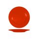 Superware Red Round Plate with Flat Rim 254mm