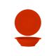 Superware Red Round Cereal Bowl 180x50mm