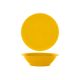 Superware Dark Yellow Round Cereal Bowl 180x50mm