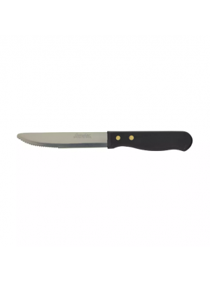 Cavalier Steak Knife Jumbo Black Bakelite HDL 253mm