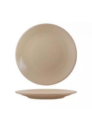 Zuma Sand Round Coupe Plate-230mm  Box of  6