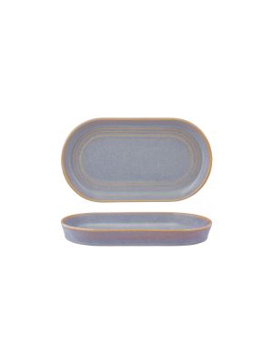 Tablekraft Urban Loft Azure Blue Oval Serve Platter 240x135mm