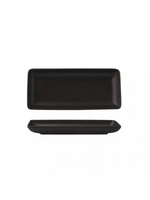 Zuma Charcoal Rect Share Platter-220X100mm Box of  6