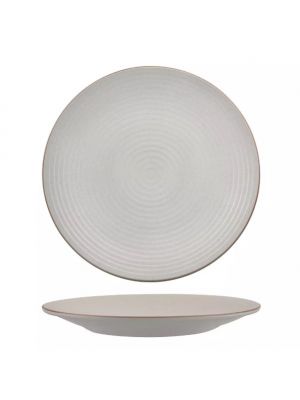 Zuma Mineral Round Coupe Ribbed Plate-310mm  Box of  3