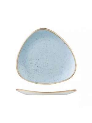 Churchill Stonecast Triangular Plate-260Mm - Duck Egg (Box Of - 6)