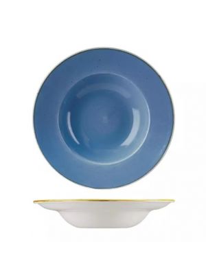 Churchill Stonecast Wide Rim Bowl-280Mm - Cornflower Blue (Box Of - 12)