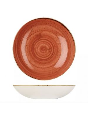 Churchill 9975631-O Stonecast Round Coupe Bowl-310Mm - Spiced Orange