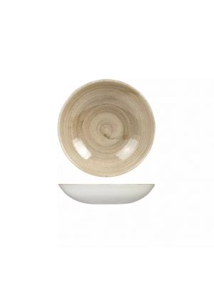 Churchill Patina Round Coupe Bowl-182Mm - Taupe (Box Of - 12)