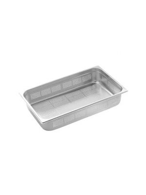 Pujadas PG110202 GASTRONORM PAN-18/10, 1/1 SIZE 20mm, PERFORATED