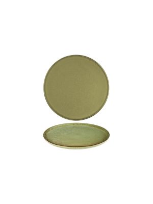 Serax Surface Large Camo Green Round Plate 270mm