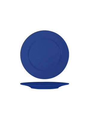 Superware Dark Blue Round Plate with Flat Rim 230mm