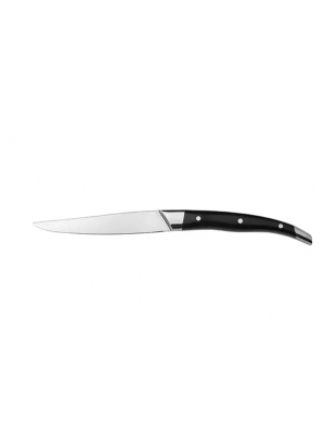 Cavalier Lacrox Steak Knife Black Handle - 242mm	