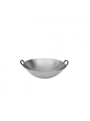 WOK ROUND BOTTOM-IRON - 380mm