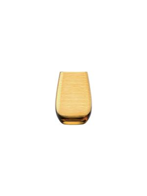 Stolzle 364-047 Twister Tumbler Amber 465ml