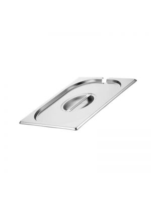 Kitchen Knock Gastronorme Pan Lid - S/S 1/9 - Notched