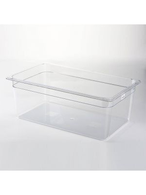 Kitchen Knock Gastronorme Pan - PolyCarbonate 1/1 - Clear - 150mm