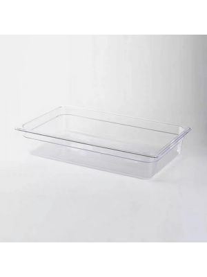 Kitchen Knock Gastronorme Pan - PolyCarbonate 1/1 - Clear - 65mm