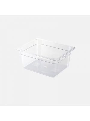 Kitchen Knock Gastronorme Pan - PolyCarbonate 1/2 - Clear - 150mm