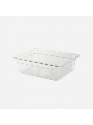 Kitchen Knock Gastronorme Pan - PolyCarbonate 1/2 - Clear - 100mm